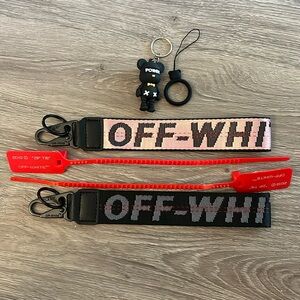Off white Virgil Abloh Product bag keychain